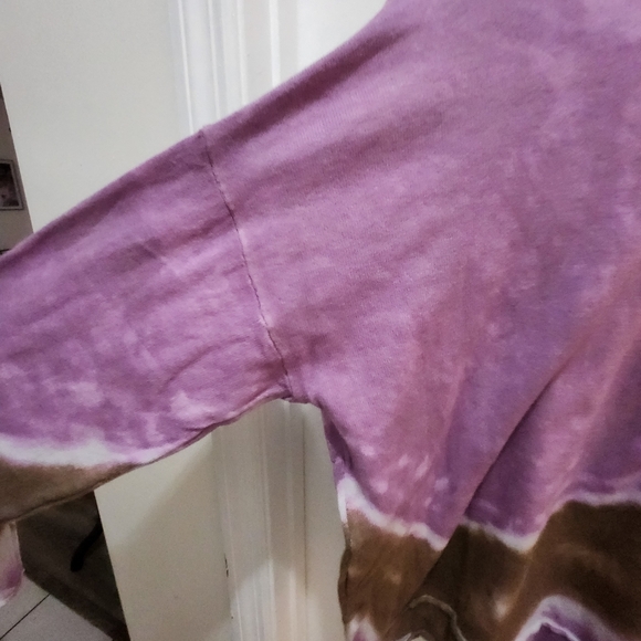 Democracy  tight knit tie dye sweater boho, laggenlook,  beachy,  lounge… - Picture 6 of 16